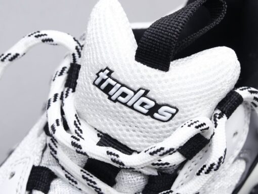 Bla Triple-S Black And White Sneaker