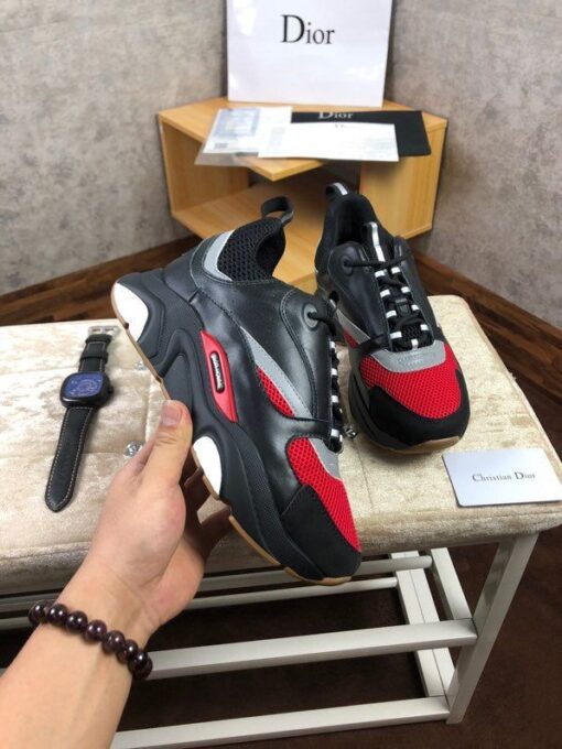 DIR B22 Black And Red Sneaker