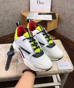 DIR B22 White And Yellow Sneaker