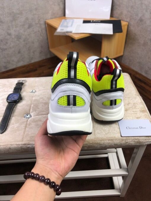 DIR B22 White And Yellow Sneaker