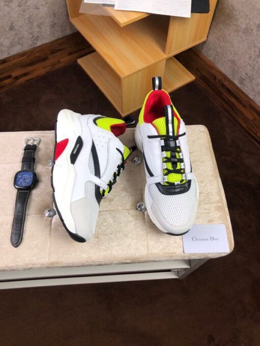 DIR B22 White And Yellow Sneaker