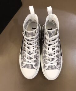 DIR B23 Black and White HIGH-TOP SNEAKER