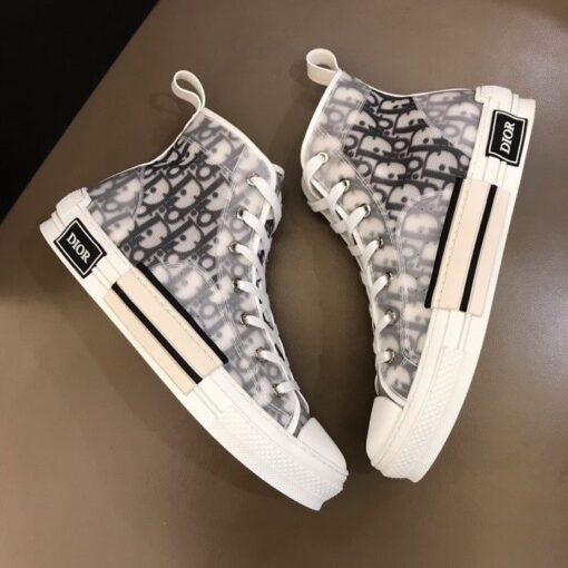 DIR B23 Black and White HIGH-TOP SNEAKER