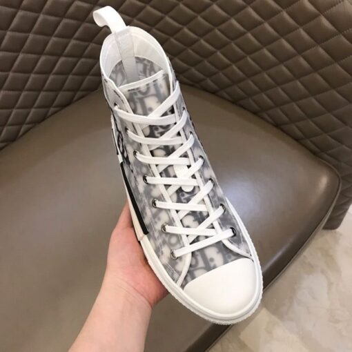 DIR B23 Black and White HIGH-TOP SNEAKER