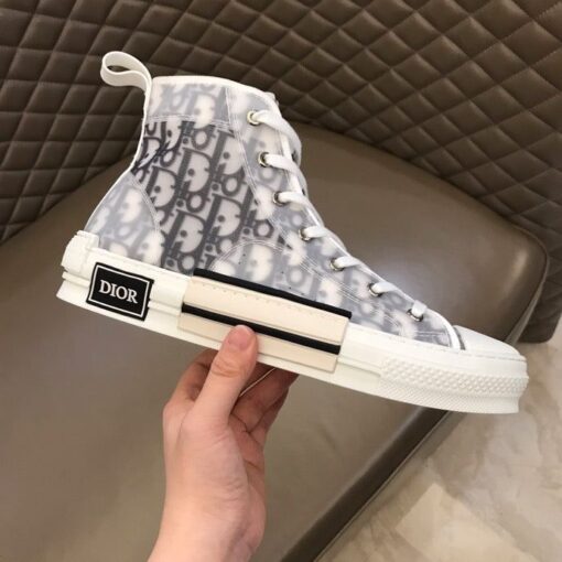 DIR B23 Black and White HIGH-TOP SNEAKER