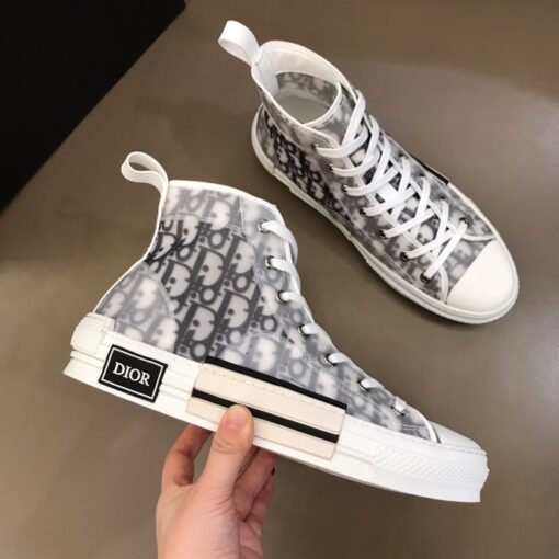 DIR B23 Black and White HIGH-TOP SNEAKER