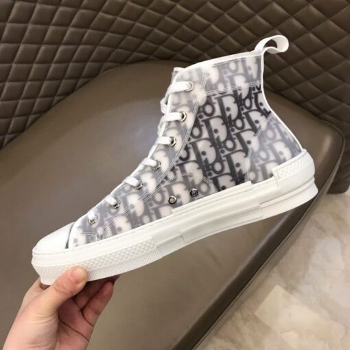 DIR B23 Black and White HIGH-TOP SNEAKER