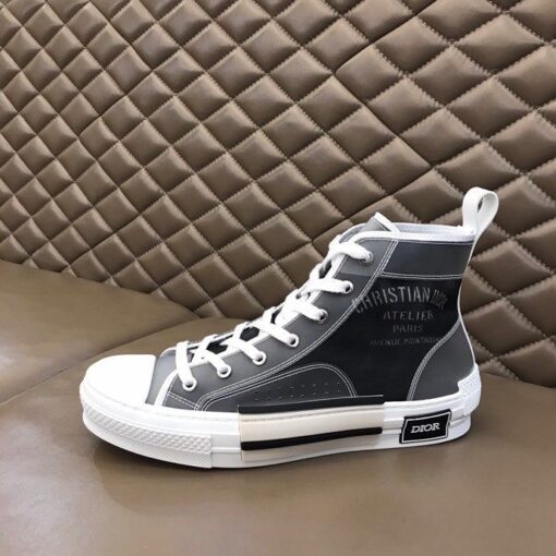 DIR B23 Black and White HIGH-TOP SNEAKER