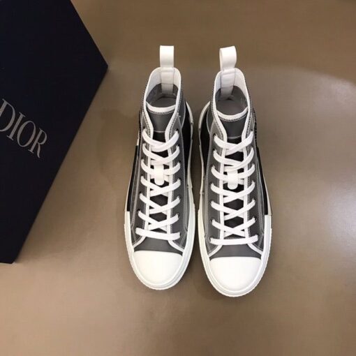 DIR B23 Black and White HIGH-TOP SNEAKER