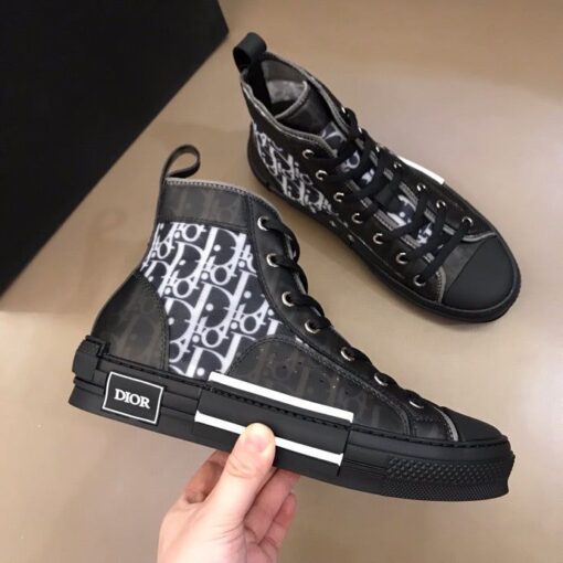 DIR B23 Black HIGH-TOP SNEAKER