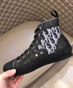 DIR B23 Black HIGH-TOP SNEAKER