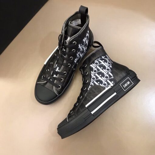 DIR B23 Black HIGH-TOP SNEAKER