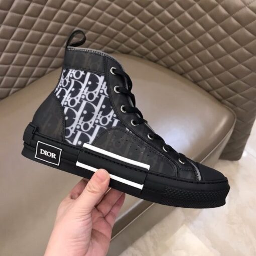 DIR B23 Black HIGH-TOP SNEAKER