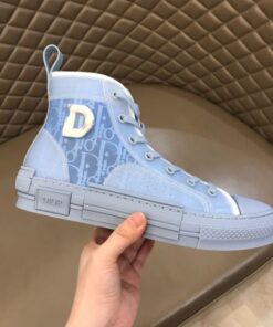 DIR B23 BLUE HIGH-TOP SNEAKER