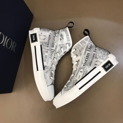 DIR B23 Newspaper HIGH-TOP SNEAKER