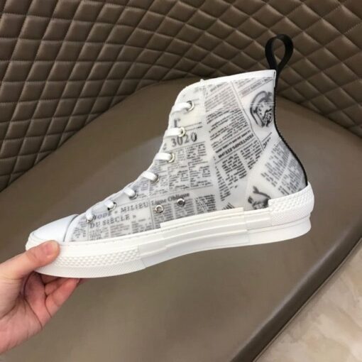 DIR B23 Newspaper HIGH-TOP SNEAKER