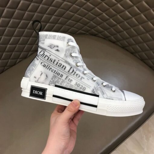 DIR B23 Newspaper HIGH-TOP SNEAKER