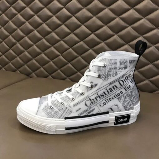 DIR B23 Newspaper HIGH-TOP SNEAKER