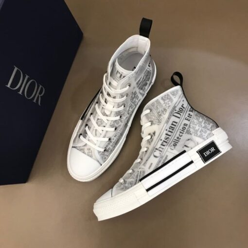 DIR B23 Newspaper HIGH-TOP SNEAKER