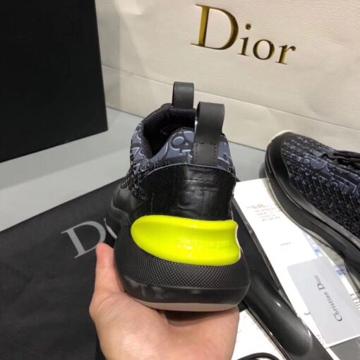 DIR B24 BLnogram Black Yellow Sneaker