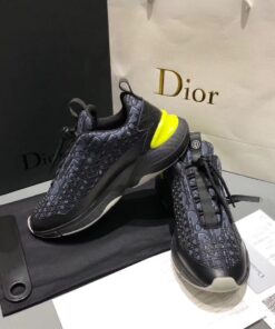 DIR B24 BLnogram Black Yellow Sneaker