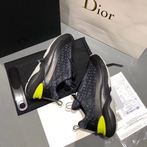 DIR B24 BLnogram Black Yellow Sneaker