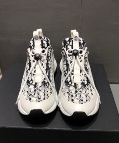 DIR B24 BLnogram White Black Sneaker