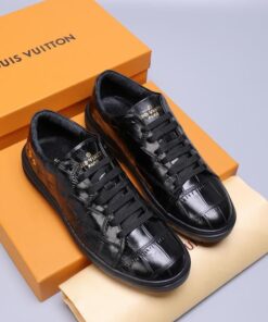 LUV Alligator Black Sneaker