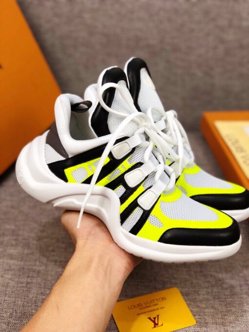 LUV Archlight Black White Yellow Sneaker