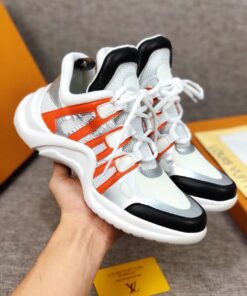 LUV Archlight White Black Orange Sneaker