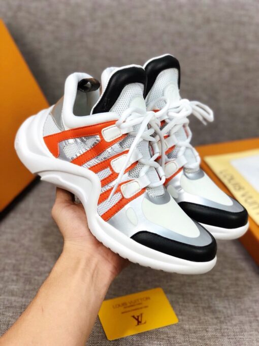 LUV Archlight White Black Orange Sneaker