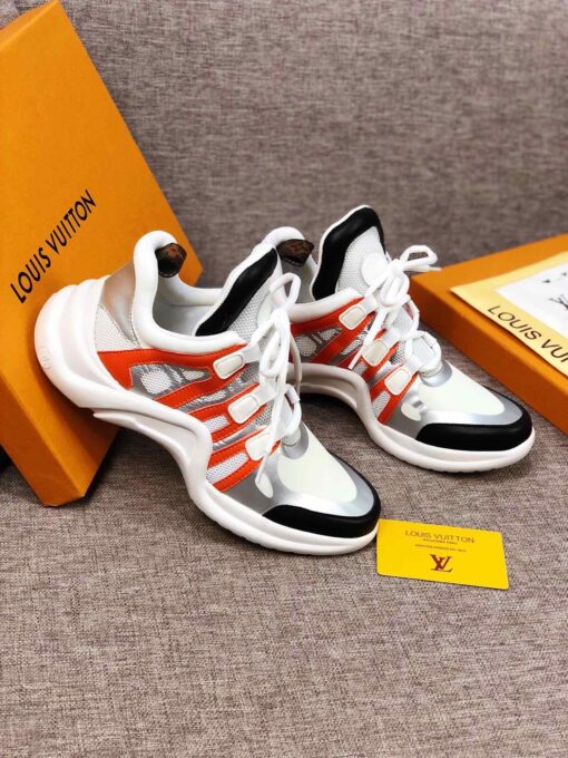 LUV Archlight White Black Orange Sneaker