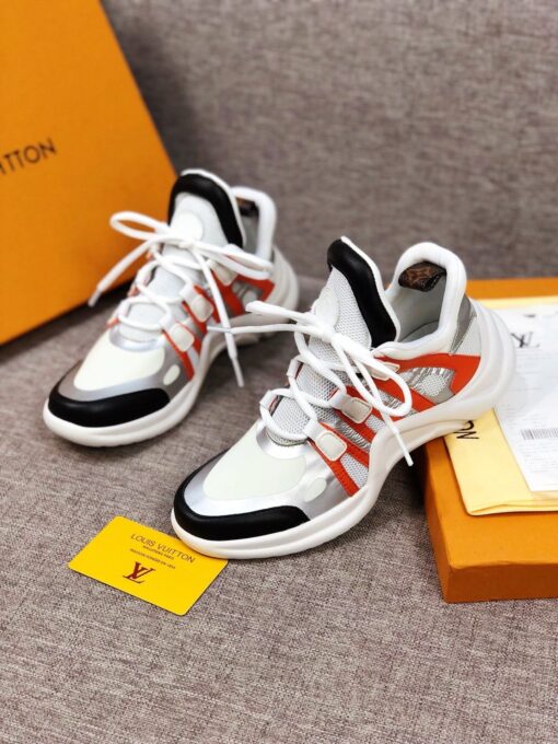 LUV Archlight White Black Orange Sneaker