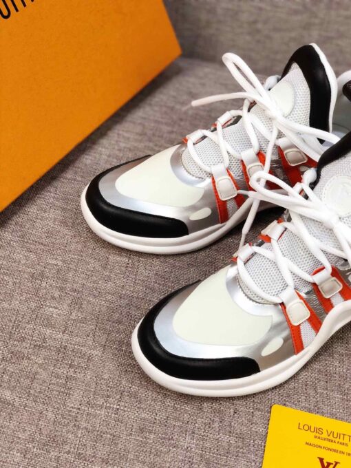 LUV Archlight White Black Orange Sneaker