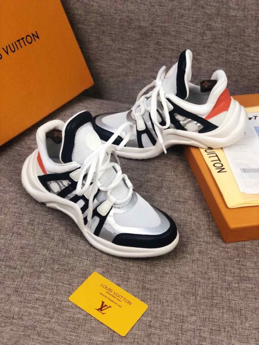 LUV Archlight White Black Orange Sneaker