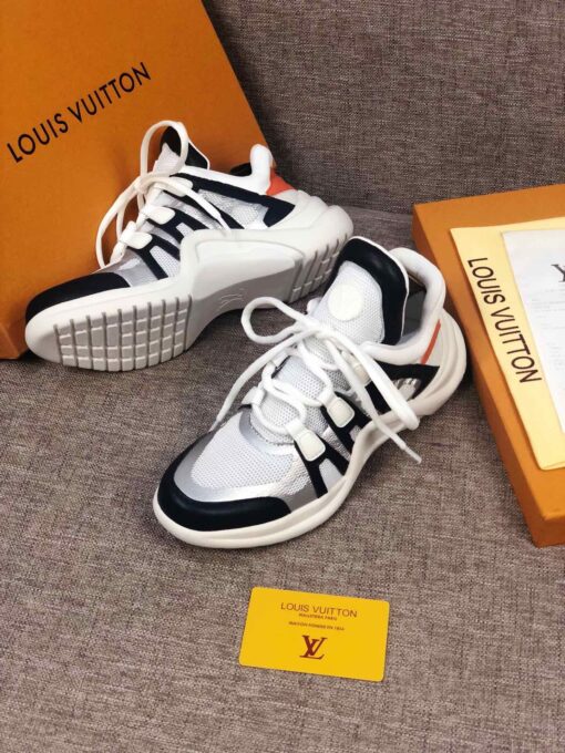 LUV Archlight White Black Orange Sneaker