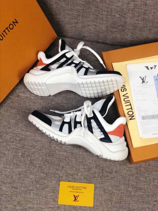 LUV Archlight White Black Orange Sneaker