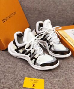 LUV Archlight White Brown Sneaker