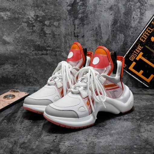 LUV Archlight White Orange Sneaker