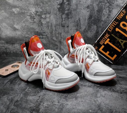 LUV Archlight White Orange Sneaker