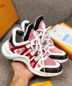 LUV Archlight White Red Brown Sneaker