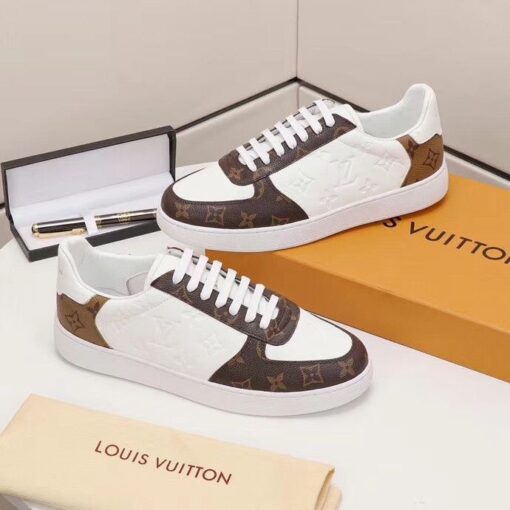 LUV Casual Low White Brown Sneaker