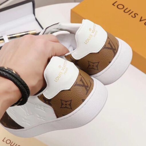 LUV Casual Low White Brown Sneaker