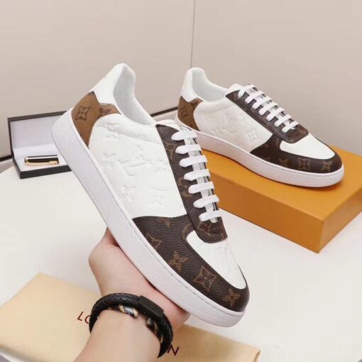 LUV Casual Low White Brown Sneaker