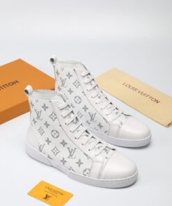 LUV High BLnogram White Boot Sneaker