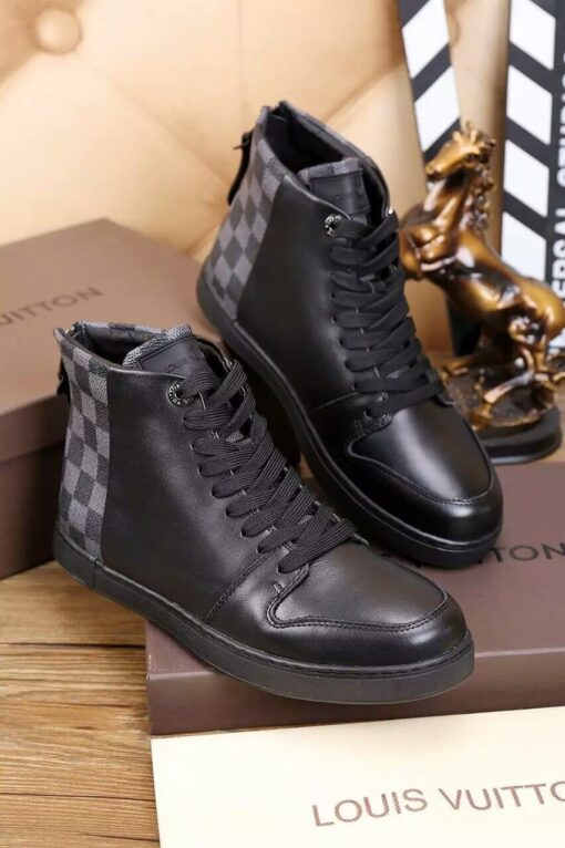 LUV HIgh Top Black Sneaker