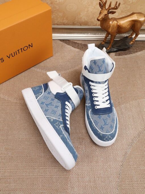 LUV High Top Blue Sneaker