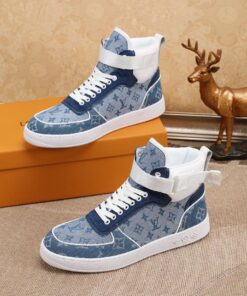 LUV High Top Blue Sneaker