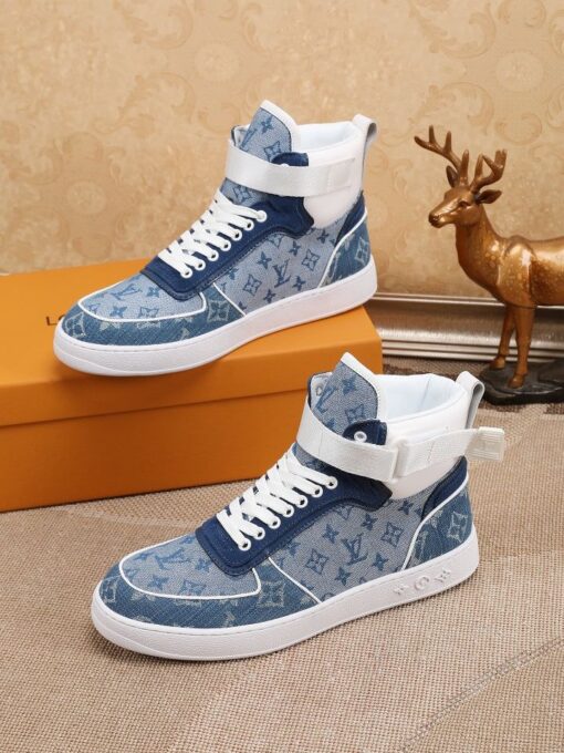 LUV High Top Blue Sneaker