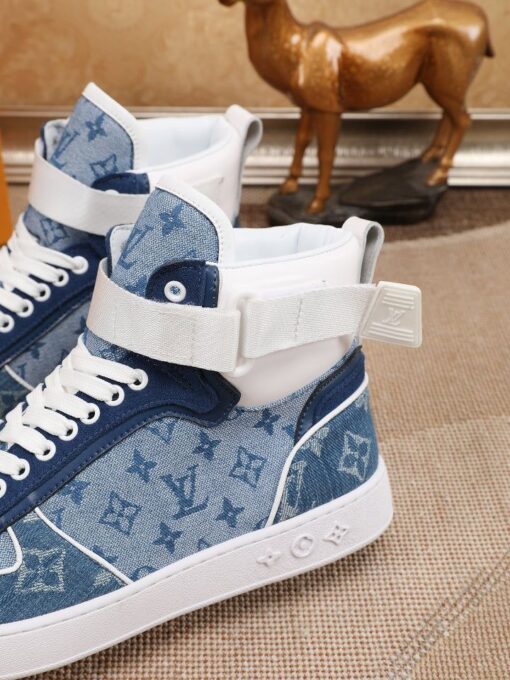 LUV High Top Blue Sneaker